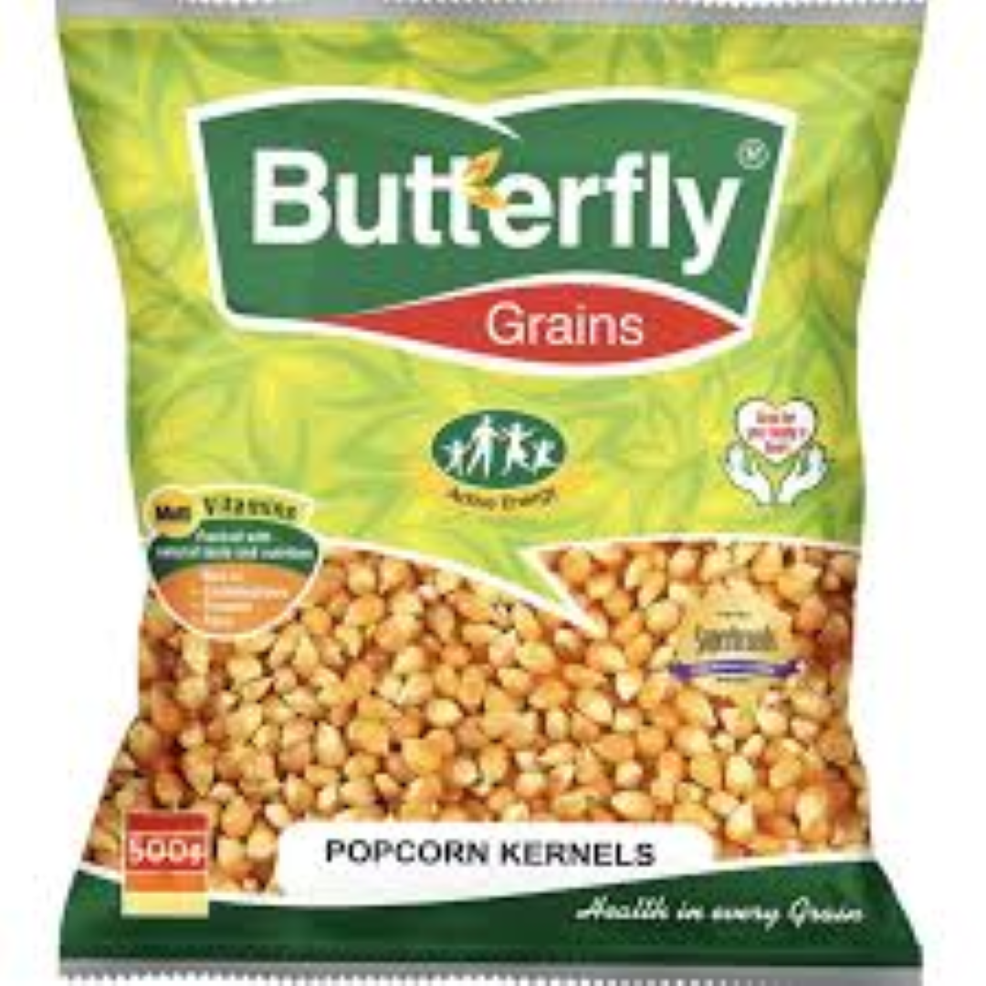 BUTTERFLY POPCORN KERNELS 500G